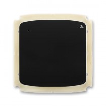 vysílač RF signálu s krátkocestným ovladačem, nástěnný, 868 MHz, černá, design TANGO